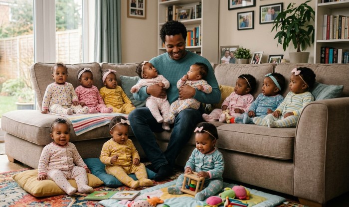 Il coraggio di adottare nove neonate: la straordinaria storia della famiglia Ferri